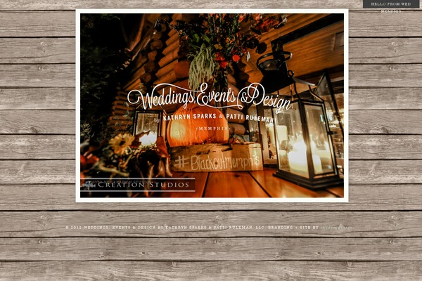 wedmemphis.com site used Wed