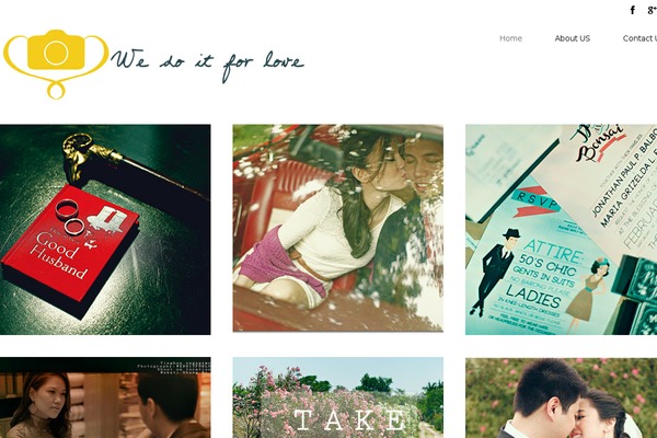 Photogridthemeres theme site design template sample
