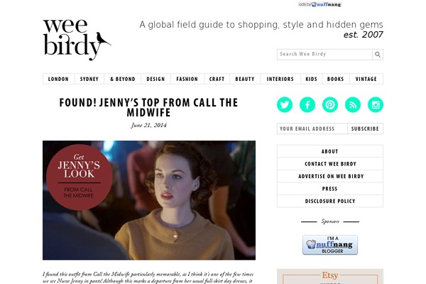 Site using Shopbop Widget plugin