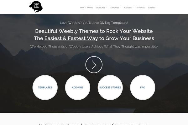 Catalyst theme site design template sample