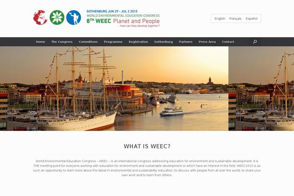 Vantage theme site design template sample