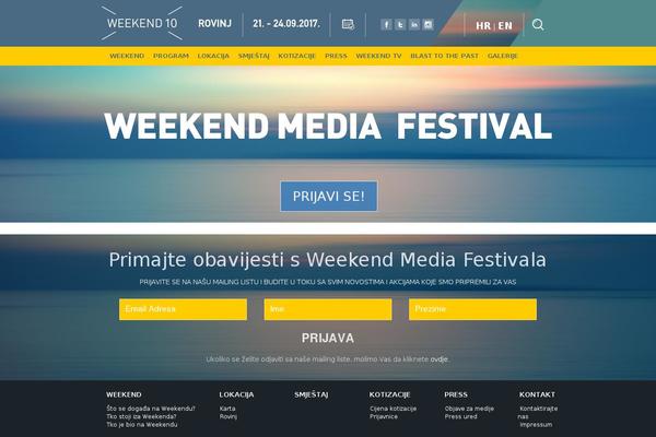 Site using Page navi slider plugin