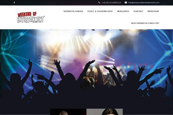 weekendofhorrors.com site used Architect-pro
