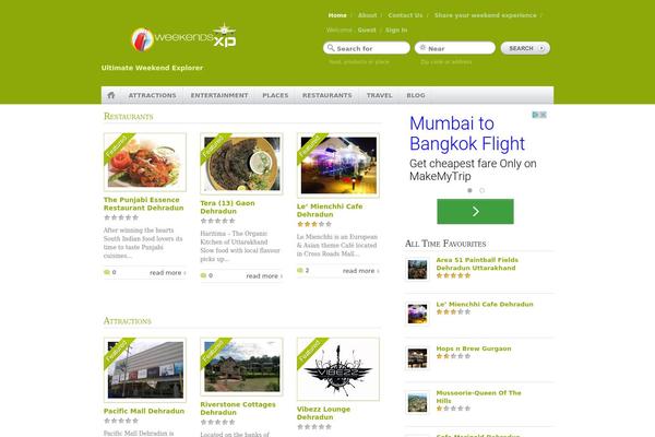 Geo Places v3 theme site design template sample