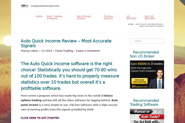 Site using Immediate List Building Pro Lite plugin