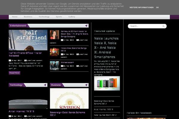 GeoPlaces theme site design template sample