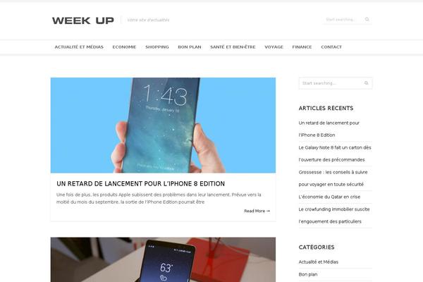 Maxwell theme site design template sample