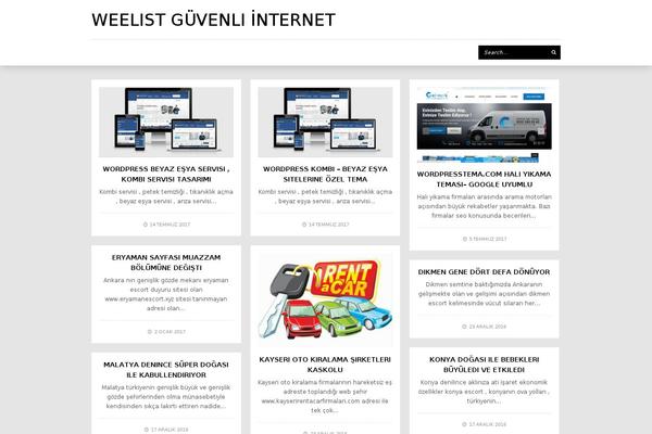 weelist.com site used Wpex11