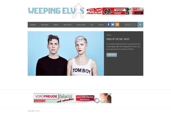 weepingelvis.com site used Compasso