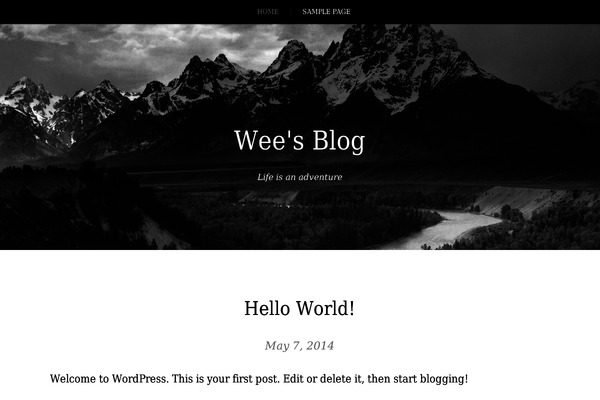 Landscape theme site design template sample