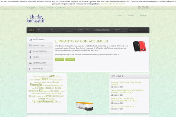 Cloud theme site design template sample