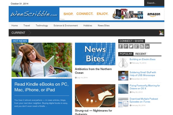 FlatNews – Responsive Magazine WordPress Theme theme site design template sample