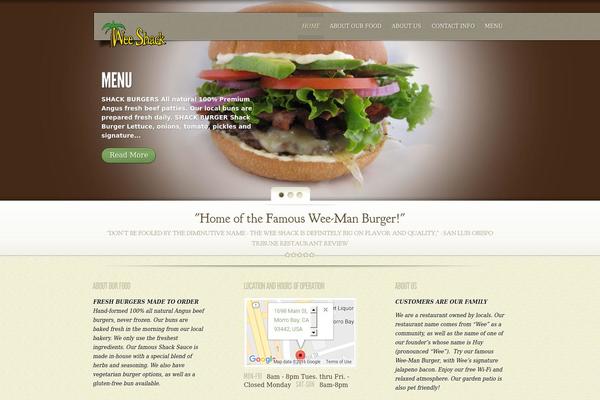 MyCuisine theme site design template sample