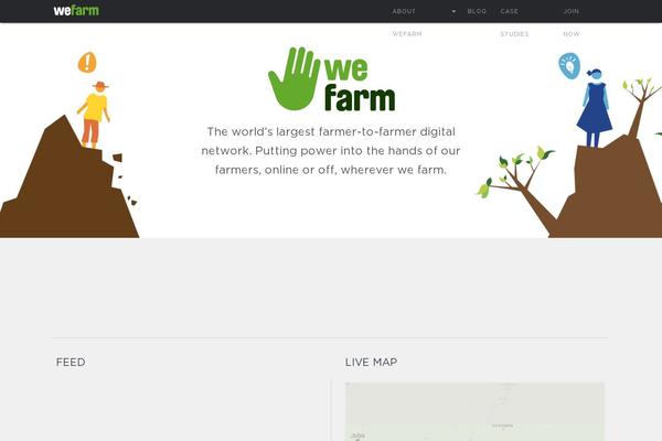 Roots theme site design template sample