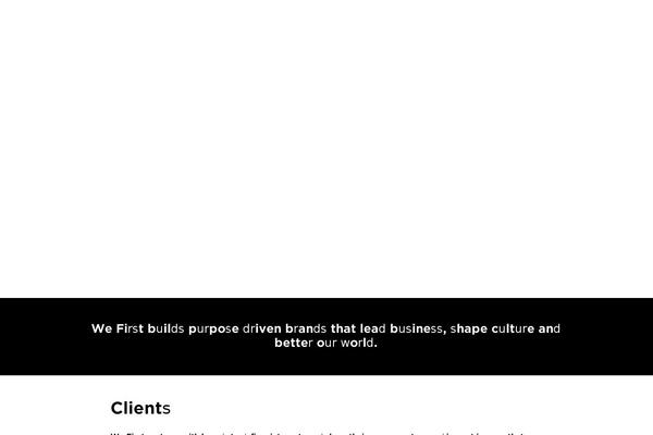 wefirst WordPress theme, websites list used wefirst theme wefirst theme websites examples