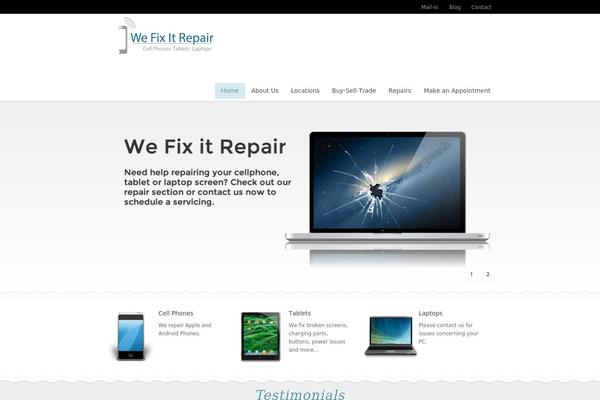 Pixelpress theme site design template sample