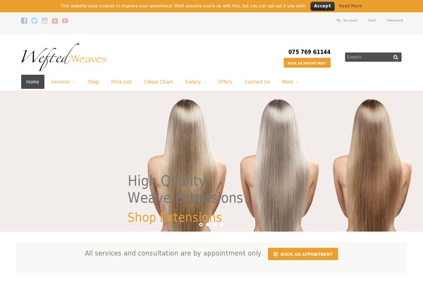 weftedweaves.com site used David & Goliath