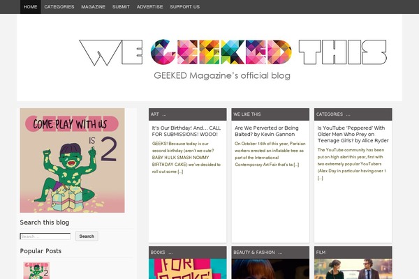 Codium Grid theme site design template sample