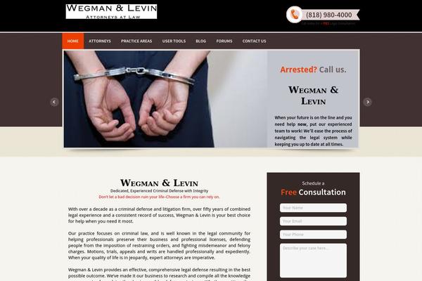 Attorneys theme site design template sample