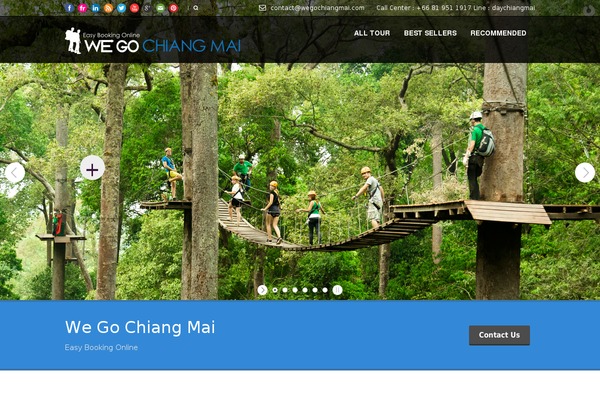 Tour Package theme site design template sample