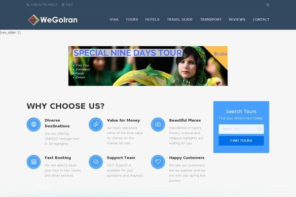 Site using Tourmaster plugin