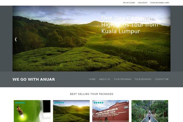 Envy theme site design template sample
