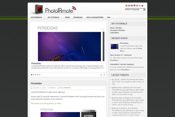 Site using Rapid Twitter Widget plugin
