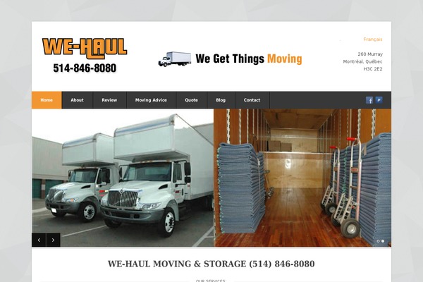 Stack theme site design template sample