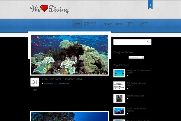 weheartdiving.com site used Churchope