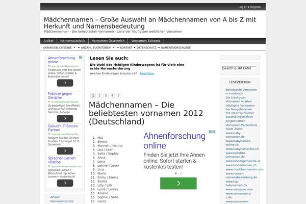 Site using Facebook AWD All in one plugin