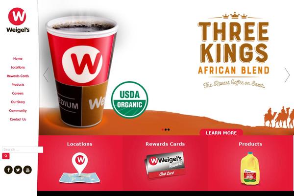 weigels.com site used Mugs