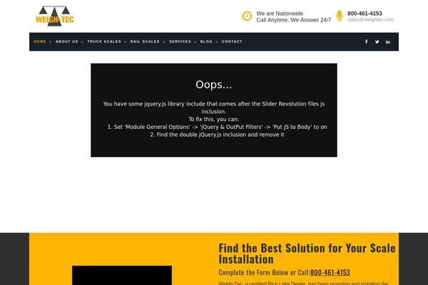 Site using Contact-bank-pro-edition plugin