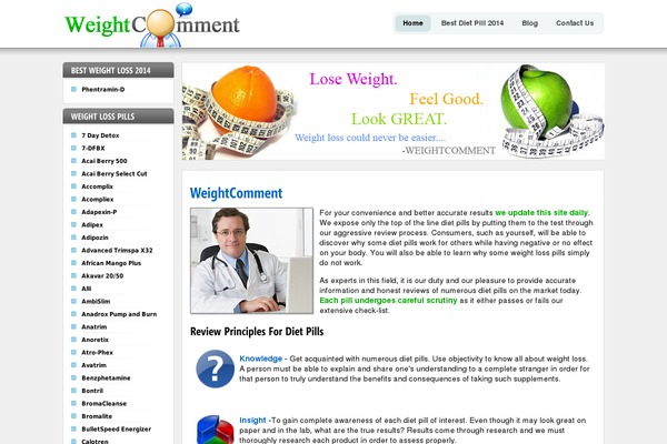 dietpills theme websites examples