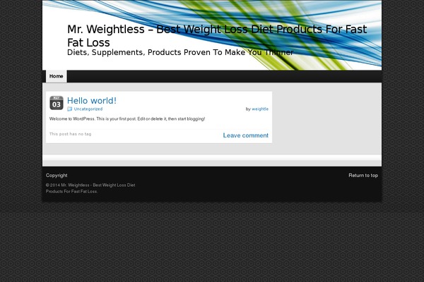 Graphene theme site design template sample