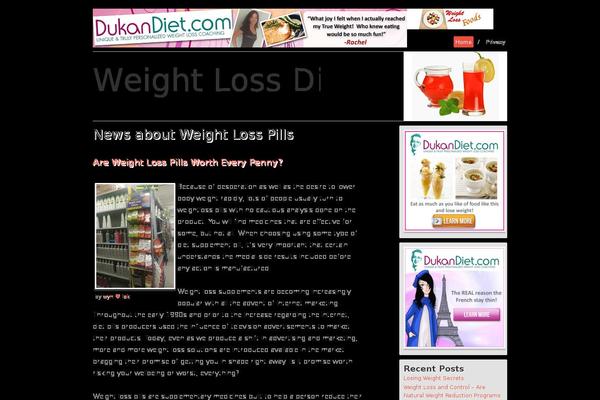 Food and Diet theme site design template sample