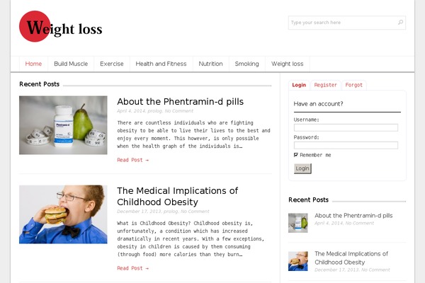 Lightly theme site design template sample