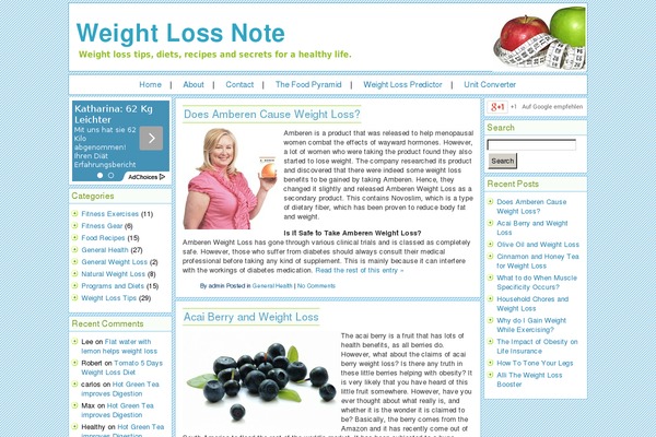 weightlossnote.com site used Tigopedia