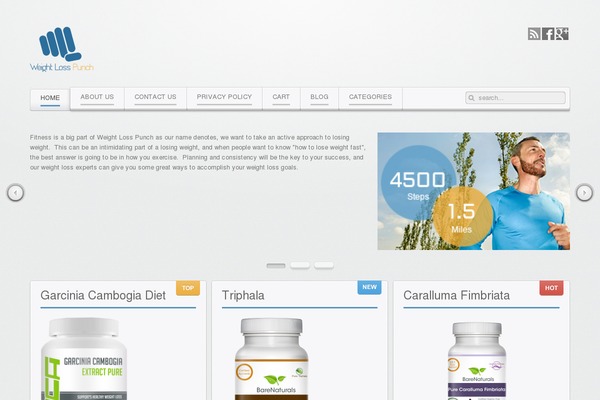 Balance theme site design template sample
