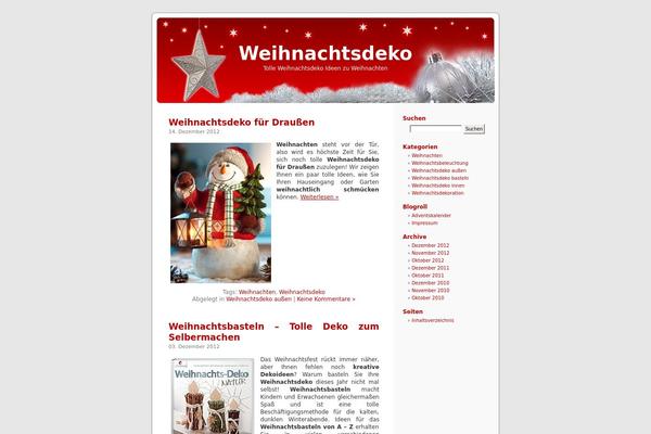 Default theme site design template sample