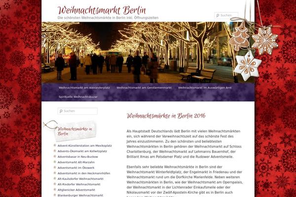 weihnachtsmarkt-twentyeleven theme websites examples