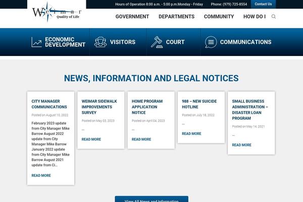 Site using Simple Staff List plugin