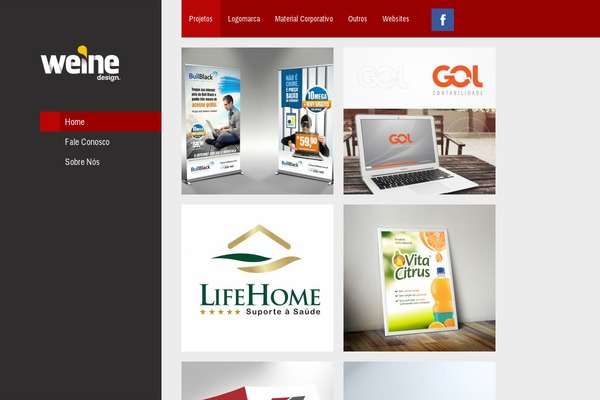 Roya theme site design template sample
