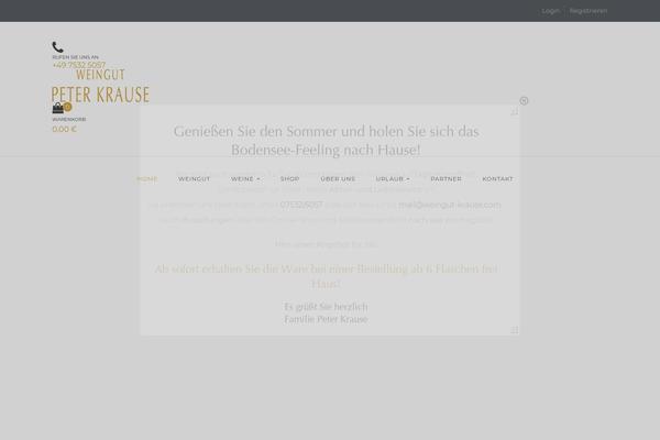 Site using WooCommerce Germanized plugin