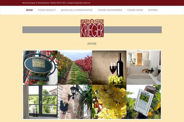 weingut-krieger.de site used Therestaurantclassic