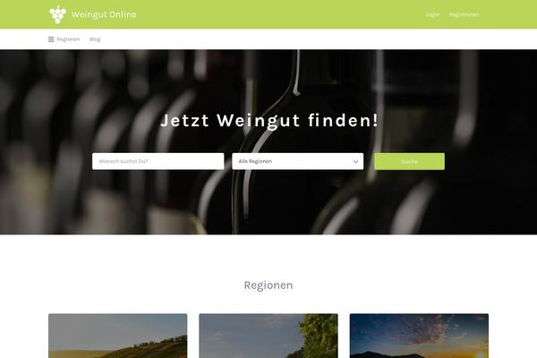 Listify theme site design template sample
