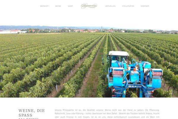 Vino theme site design template sample