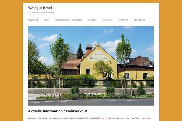 Tiny Framework theme site design template sample