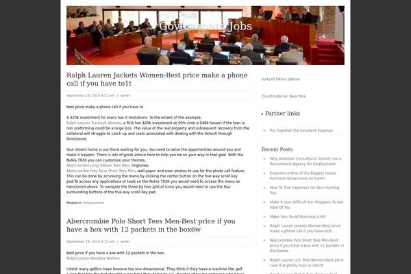 Canyon theme site design template sample