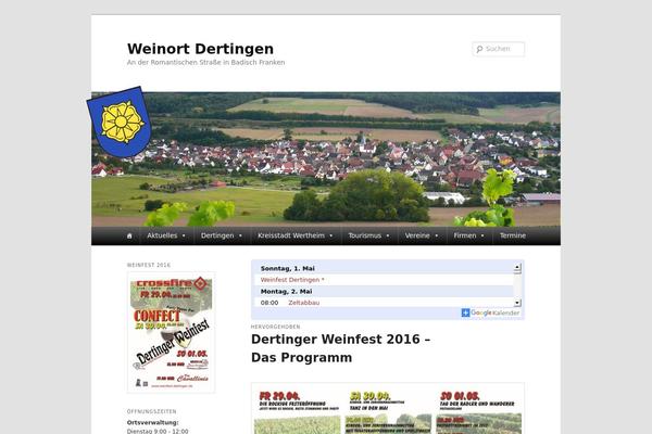 Site using Stout Google Calendar plugin