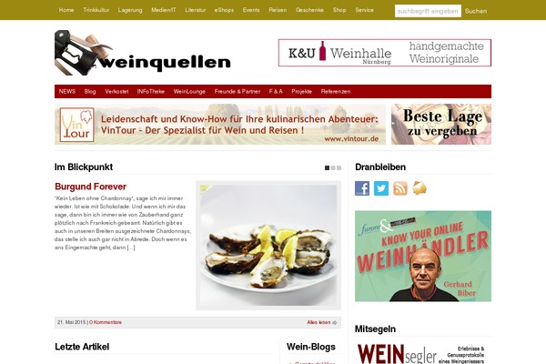 weinquellen.at site used Wp-davinci-prem